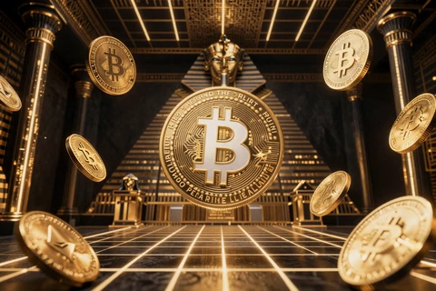 Bitcoin Ethereum USDT M&uuml;nzen in Pyramidenkammer - 3000 USDT Krypto-Welcome im Realz Casino