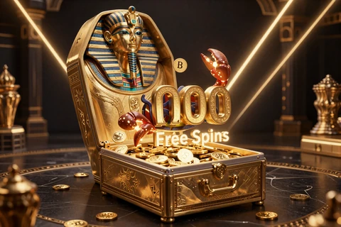 Goldener Sarkophag Safe mit 200 Freispielen und Bonus Crab - Pharaonen Welcome Bonus